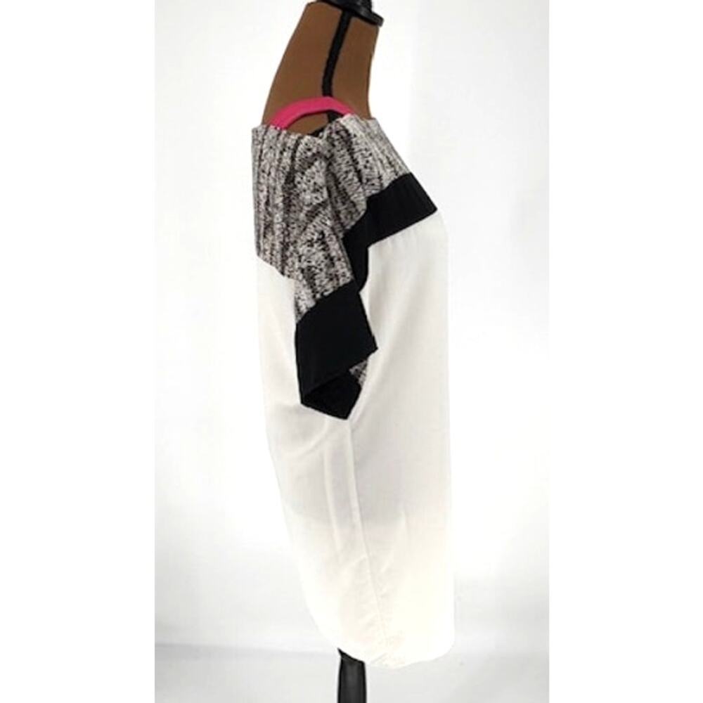 Sachin + Babi White Snake Print Color Block Off-T… - image 2